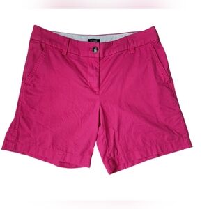 J. CREW Bright Pink Cotton Shorts | SZ 4